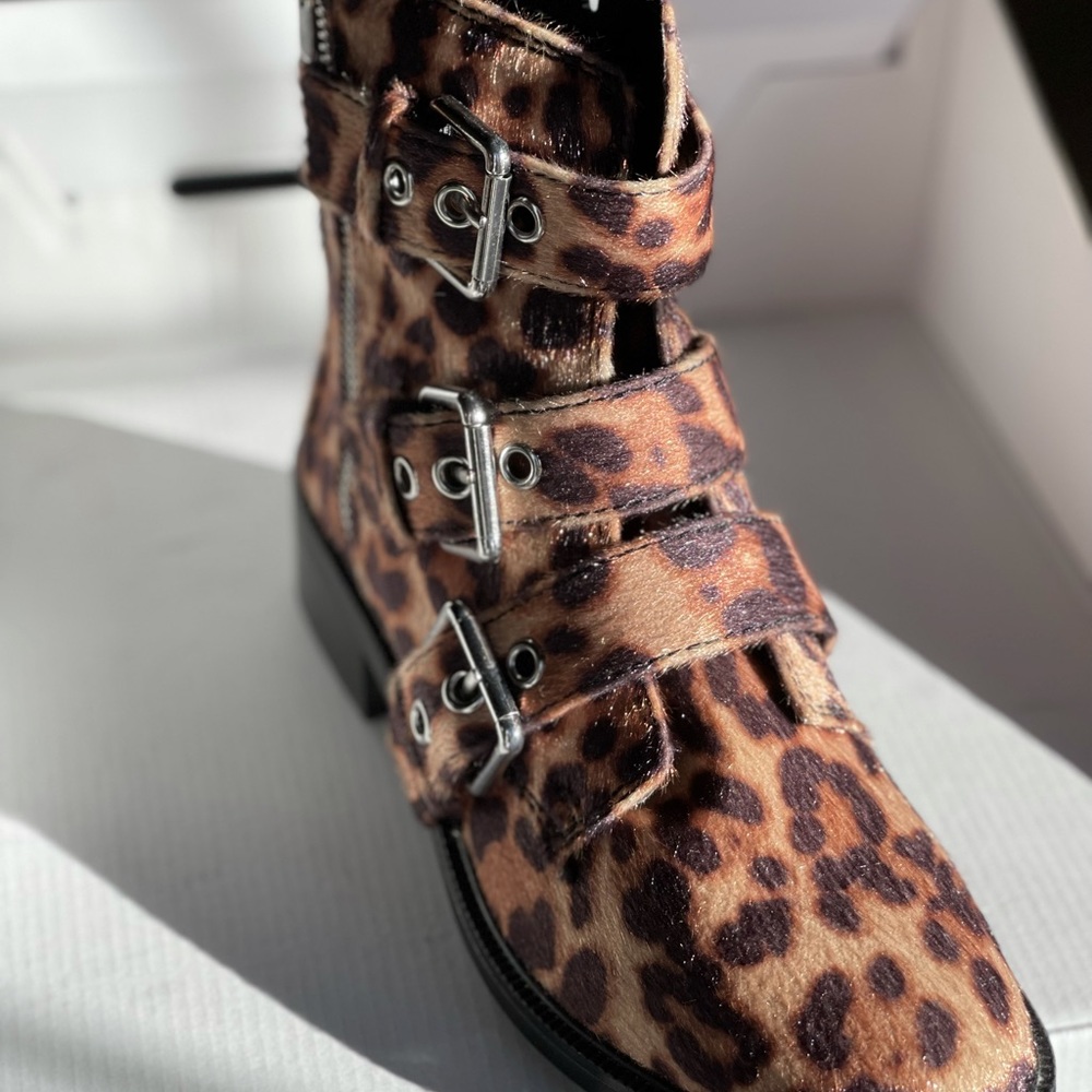 New! Aldo Ocauma Leopard Print Boots -Size 6.5 - Picture 4 of 9